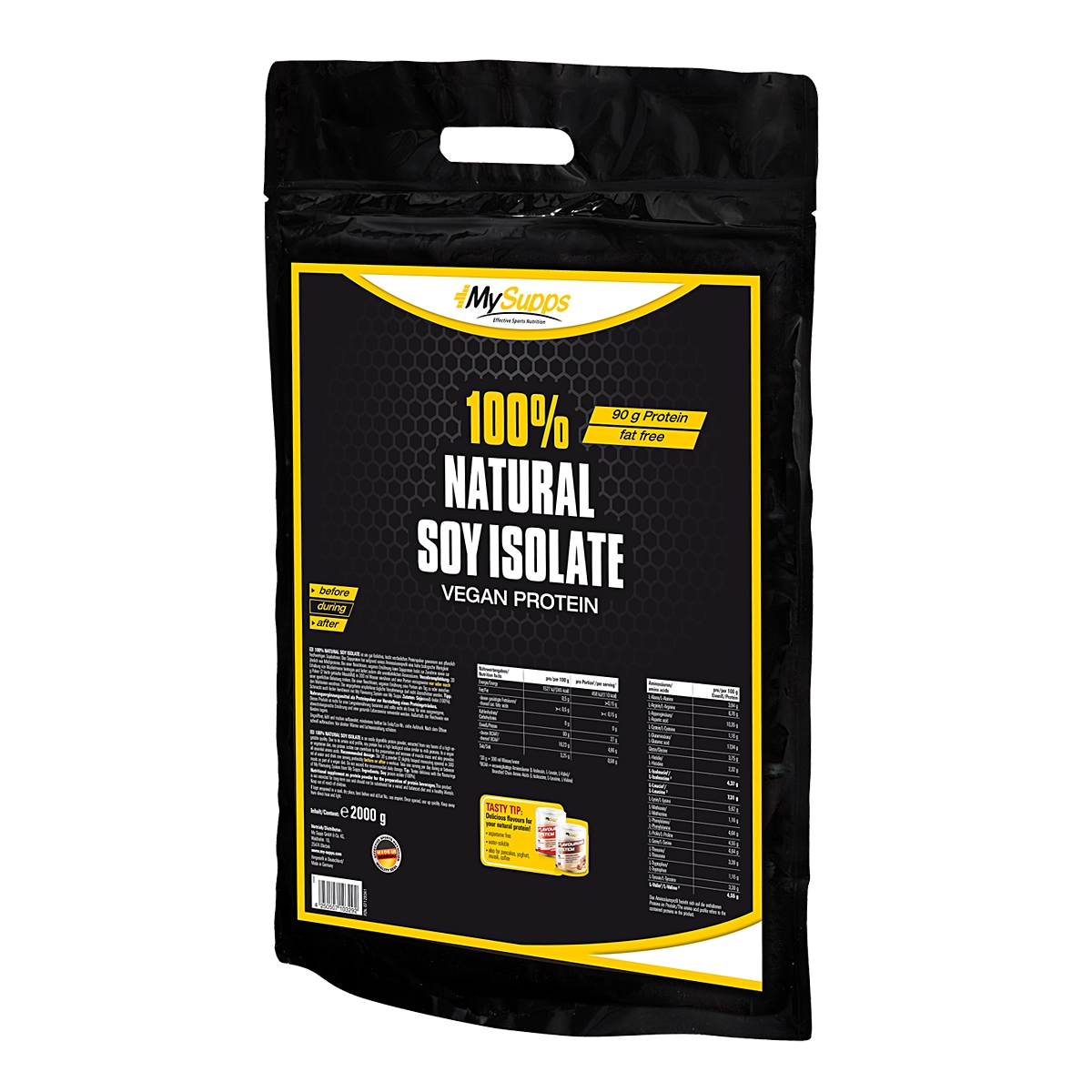 100 % Natural Soy Isolate