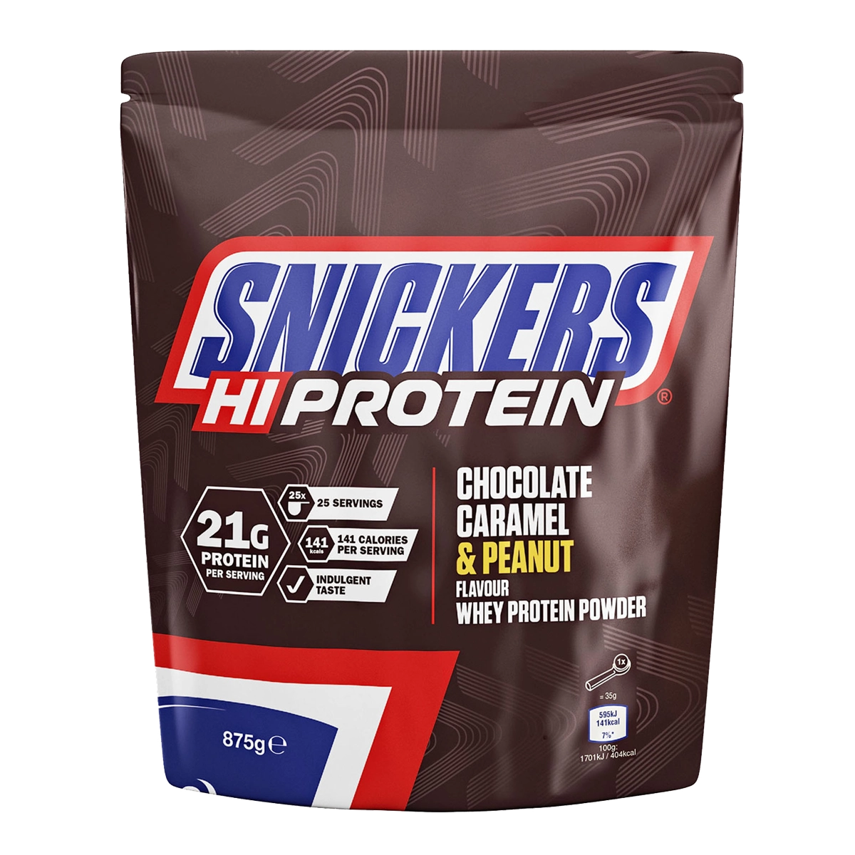 Snickers Hi Protein Pulver Chocolate Caramel Peanut