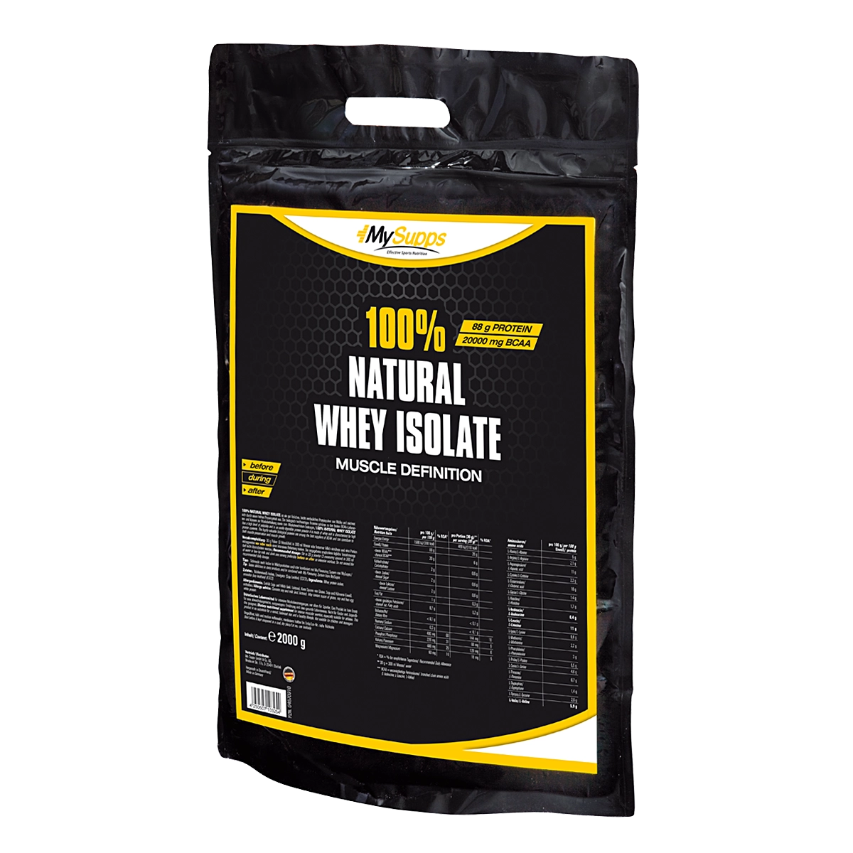 100 % Natural Whey Isolate 100 % Cfm