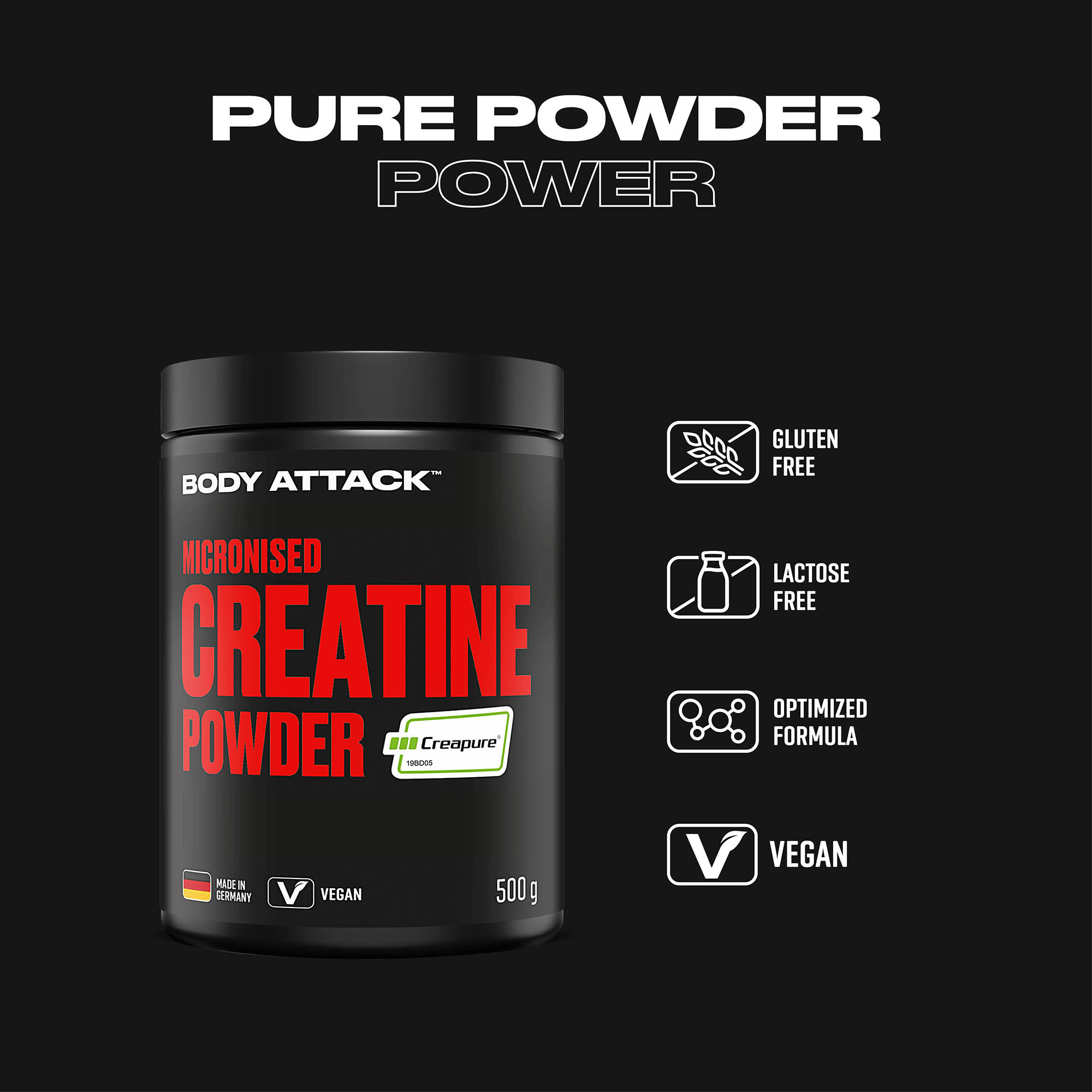 Micronised Creatine Powder (Creapure)